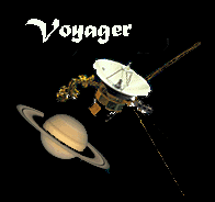 Voyager flies over Saturn and takes pictures